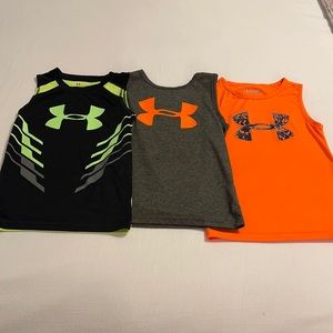 Boys Under Armour tanks